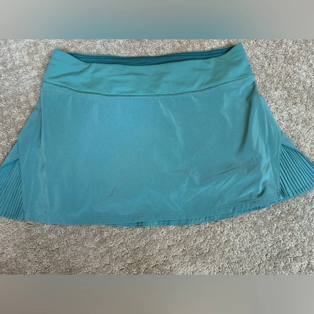 lululemon athletica Teal Play Off The Pleats Skirt